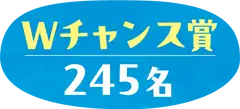 Wチャンス賞 245名